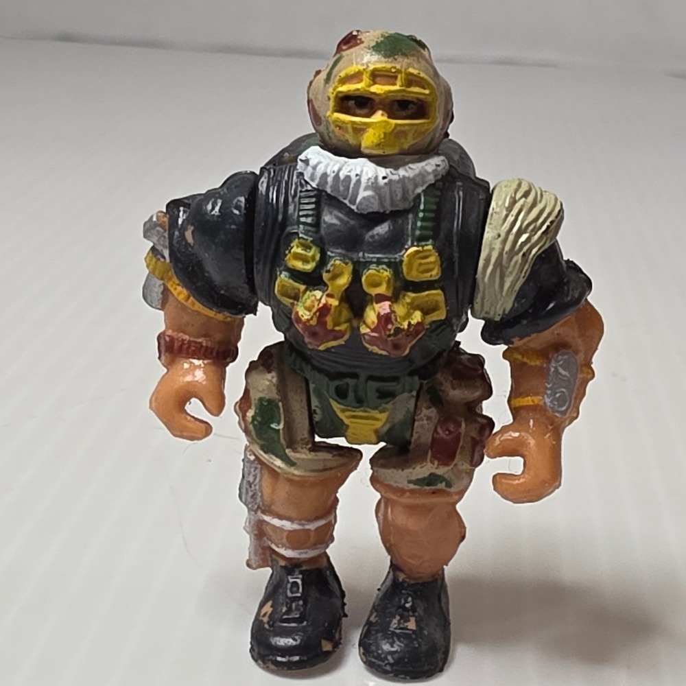 Generic Action Figure 2 Inch Green Camo Fair USN Military Muscle Man Toy